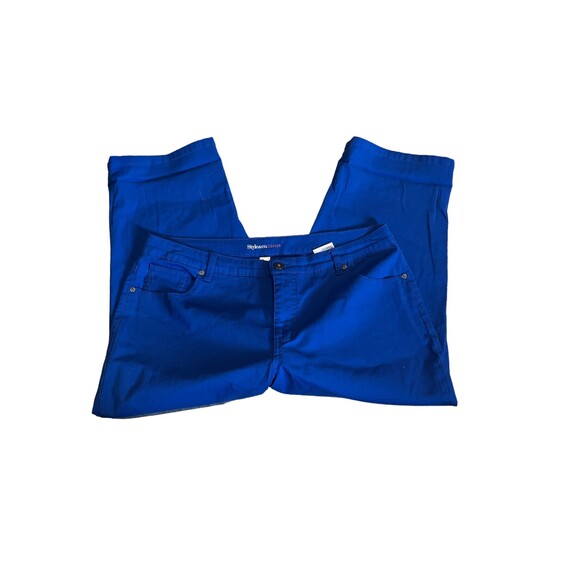 Style&co. Royal Blue Stretch Denim, Size 16 Tummy Control Size 16 - Picture 3 of 5